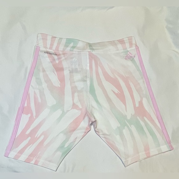 Adidas clear pink bike shorts  girls XL - Picture 3 of 3